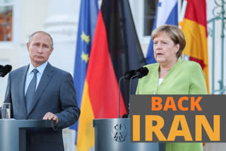 Russian President Vladimir Putin and German Chancellor Angela Merkel