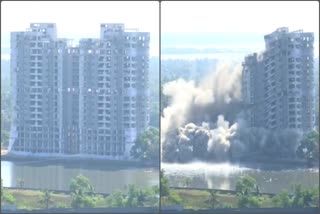 Two luxury apartment complexes demolished in Kochi