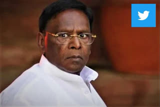 Puducherry CM  V Narayanasamy  Security cover  Stalin  എംകെ സ്റ്റാലിന്‍റെ സുരക്ഷ പിൻവലിച്ചതിന് കാരണം കേന്ദ്രത്തിന്‍റെ കുടിപ്പക:വി.നാരായണസ്വാമി