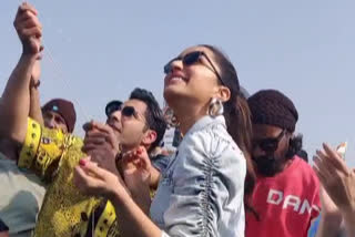 Varun Dhavan And Shraddha kapoor participated in Kite festival Ahmadabad