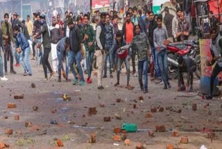 Stone pelting during rally in CAA