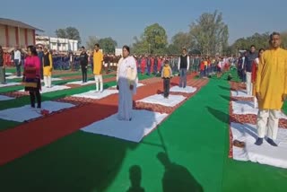 Surya Namaskar across the district