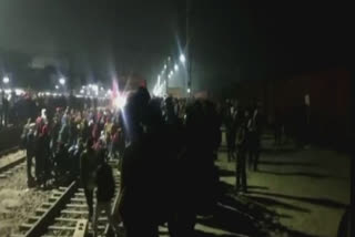 Wrath of Constable Candidates at Hajipur Railway Station