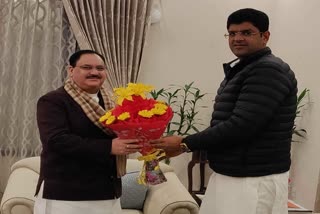 dushyant chautala met jp nadda