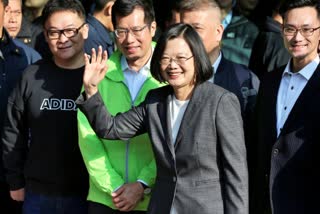 Taiwan's leader re-elected