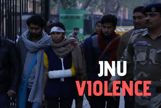 Delhi Police JNU Violence Akshat Awasthi Aishe Ghosh ജെ‌എൻ‌യു അക്രമം ക്രൈംബ്രാഞ്ച് ഡെൽഹി പൊലീസ് ക്രൈംബ്രാഞ്ച് ജെഎൻ‌യു‌ വിദ്യാർഥി യൂണിയൻ