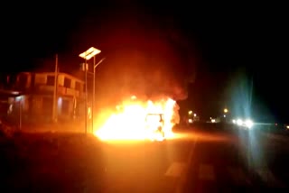 fortuner-car-burn-by-fire-in-hassan