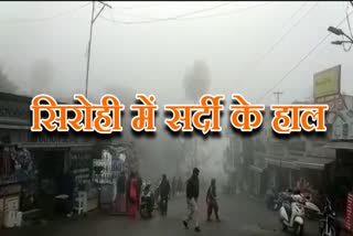 Sirohi latest news, सिरोही न्यूज, मौसम में बदलाव, माउंट आबू में ठंड, cold in mount abu, winter season, सर्दी का मौसम, weather update