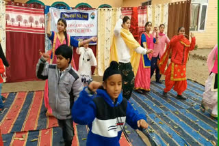 disable student celebrate lohri