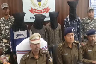 arrested four criminals, चार अपराधी गिरफ्तार