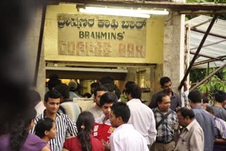 'Brahmin Coffee Bar' is a postage stamp in the name of the eatery