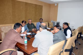 review meeting was held at the Ministry in Bhopal