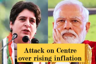 Priyanka attacks PM Modi-led Central govt over rising inflation