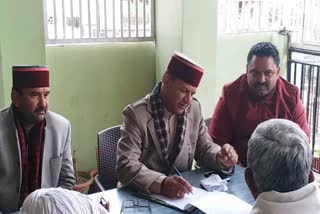 Assembly Speaker listened to public problems in Nahan