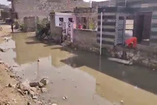 बाड़मेर न्यूज, गंदे पानी का तालाब, चौहटन उपखंड, barmer news, Chauhatan Subdivision News, Dirty water pond