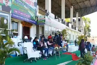 Astroturf Stadium completely ruined in ranchi