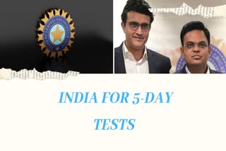 BCCI latest news  Sourav Ganguly news  Kevin Roberts  four 4-day Tests news  ബിസിസിഐ  ഇന്‍റര്‍നാഷണല്‍ ക്രിക്കറ്റ് കൗണ്‍സില്‍  ടെസ്‌റ്റ്