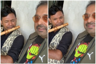 Shankar Mahadevan Share video of fluet artist from asam