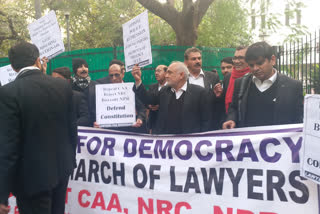 lawyers march against CAA