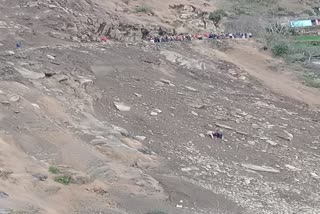 landslide on Gagla road Chamba