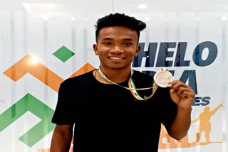 akshay bodo won silver medal in khelo india