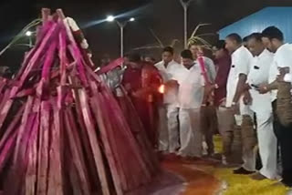 telangana minister talasani srinivas in west godavari sankranti