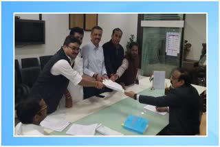 Dushyant Chaturvedi filed nomination