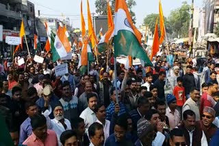 Massive procession in support of CAA in palamu