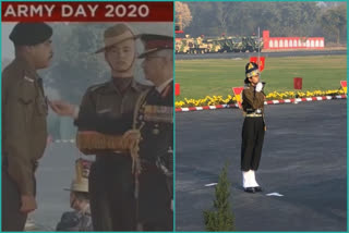 Army Day parade underway, first-time woman Parade Adjutant to lead all-men contingents