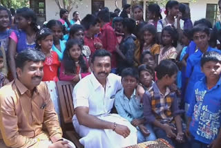 Nagapattinam sp celebrating pongal with childrens