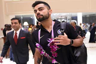 Team India arrives in Rajkot