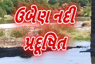 jetpur industries pollute uben river junagadh