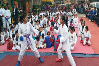 judo competition held in AVB public school situated at ip extension in delhi