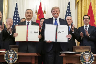 us signs 1st phase of trade deal with china