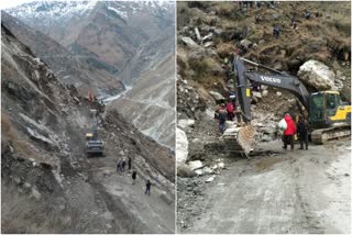 land slide at NH 5 at kinnaur