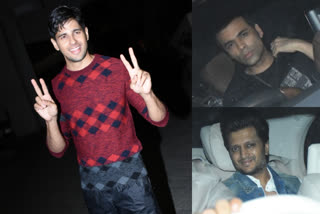 Siddharth Malhotra Birthday bash