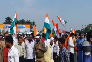 tiranga yatra taken out in support of CAA