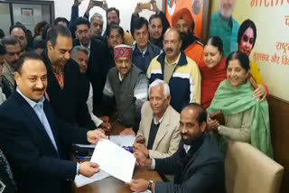 Arun Sood nominated for Chandigarh BJP President