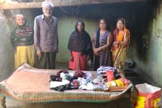 Hindu army organization became support for poor family