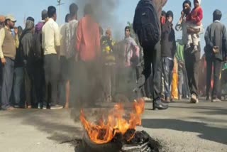 Crowd disturbance at Sahajanand Chowk in Ranchi