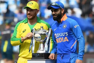 Australia win the toss and elect to field first against India, in Rajkot. Australia is currently leading the 3 match ODI series, 1-0.