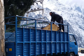 kinnaur administration provided water tanker in reckonpeo