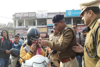 Traffic awareness campaign in bhiwani