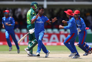 Shafiqullah Ghafari who bowled with impressive figures of 6/15 in Under-19 World Cup