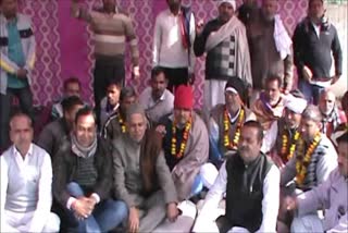 hunger strike of farmers in palwal