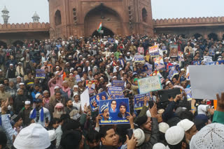 Protest from Jama Masjid