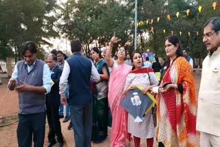 Uttarayan the Kite Festival program organized at NIT Campus