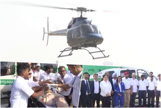 ಭಾರತದ ಮೊದಲ ಏರ್ ಆಂಬುಲೆನ್ಸ್‌ ಸೇವೆಗೆ ಚಾಲನೆ, ICATT launches India's first air ambulance service