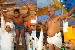 Weightlifting competition, Weightlifting competition in Vijayapura, Vijayapura Weightlifting competition news, ತೂಕ ಎತ್ತುವ ಸ್ಪರ್ಧೆ, ವಿಜಯಪುರದಲ್ಲಿ ತೂಕ ಎತ್ತುವ ಸ್ಪರ್ಧೆ, ವಿಜಯಪುರ ತೂಕ ಎತ್ತುವ ಸ್ಪರ್ಧೆ ಸುದ್ದಿ, ಐವರು ಹೆಂಡಿರ ಮುದ್ದಿನ ಗಂಡ,