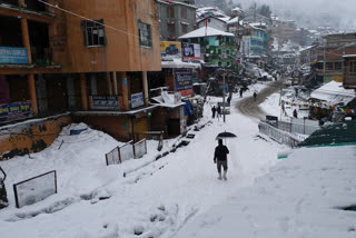 emergency situation in kinnaur  during snowfall